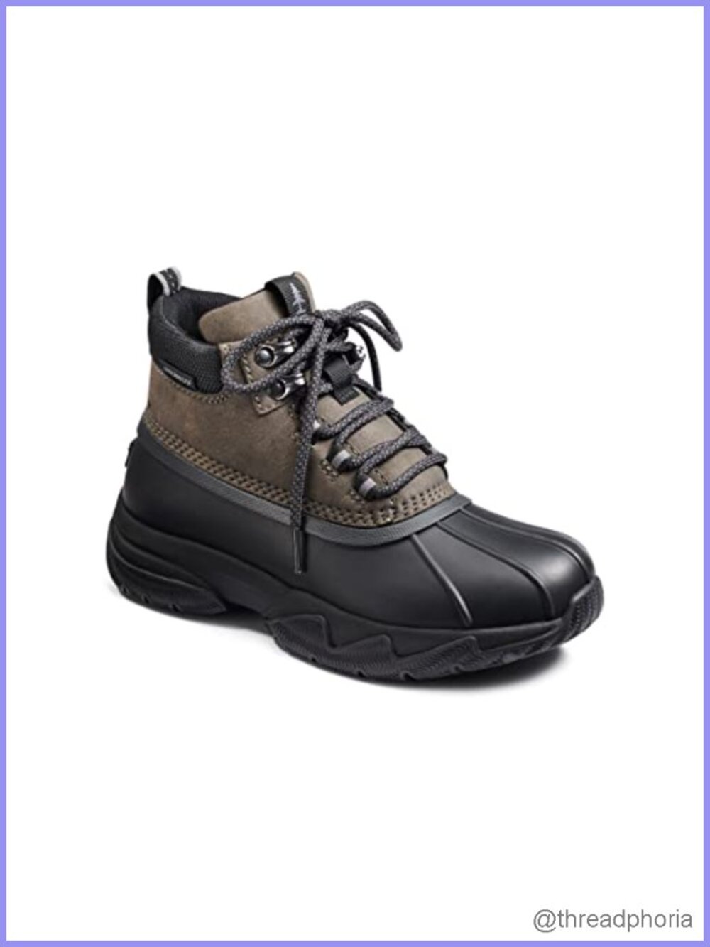 Waterproof Field Duck Boot Ankle Hiking Boots Cushion Insole Rubber Sole